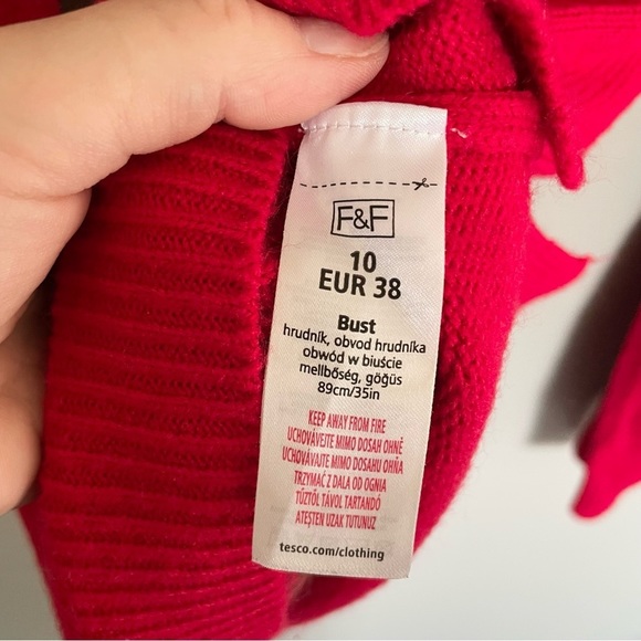 Christmas Sweater | Reindeer | Fuzzy | Holiday  | Party | Festive Pullover | S - Picture 10 of 12